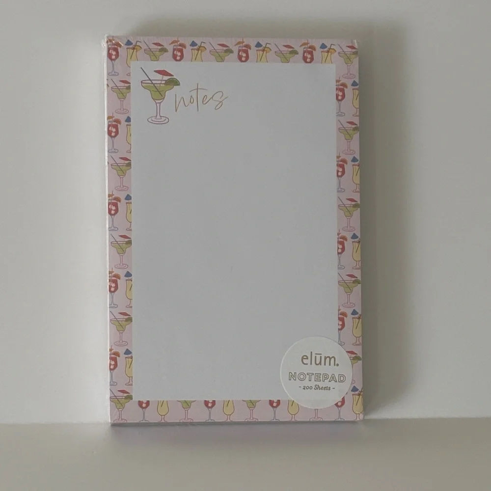 Elum Cocktail Notepad 200 Sheets